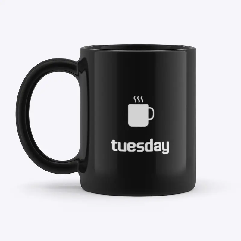 TUESDAY COFFEE Mug (Black)